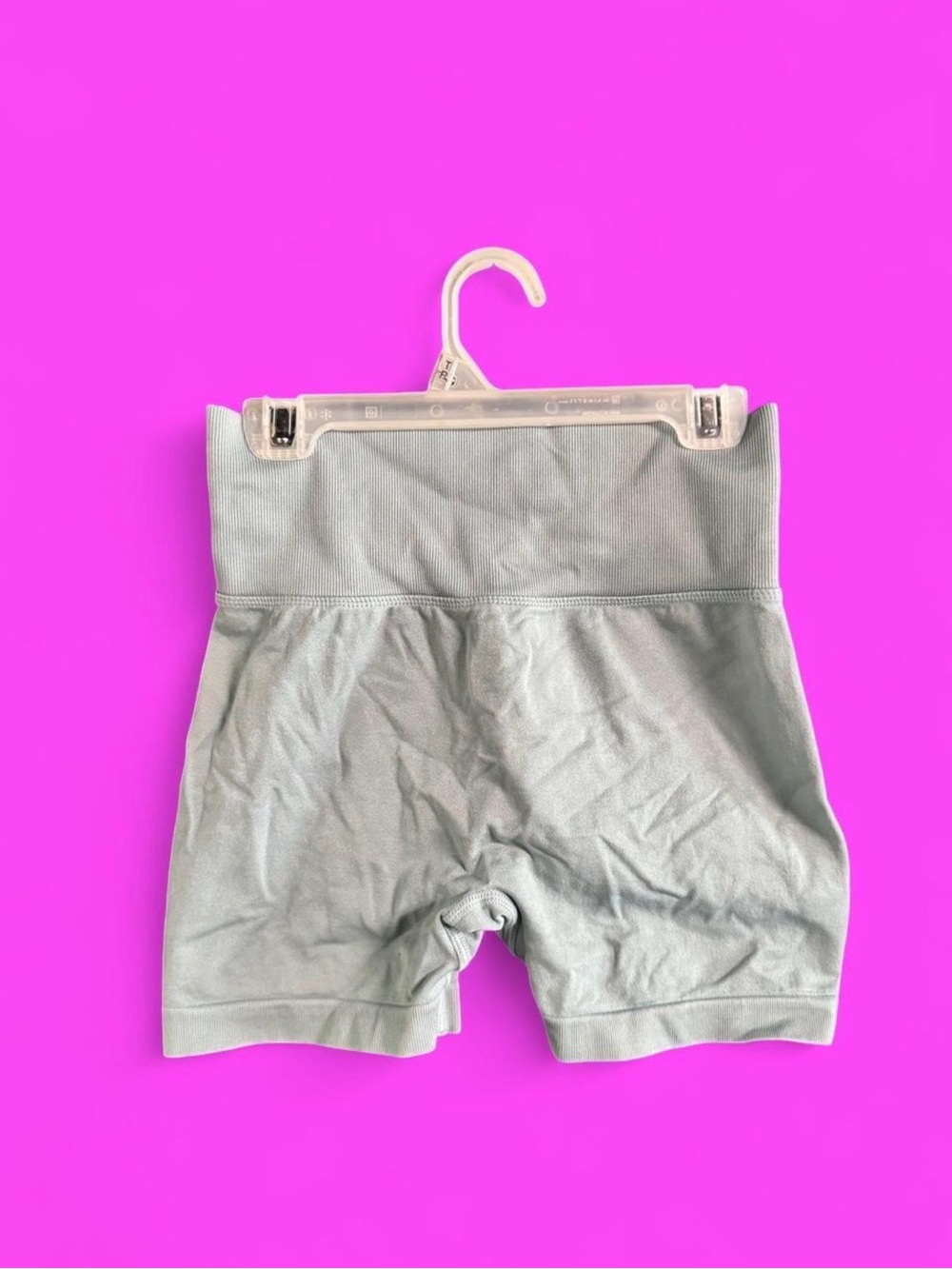 Dusty Teal Seamless Scrunch Workout Shorts Women’s XS